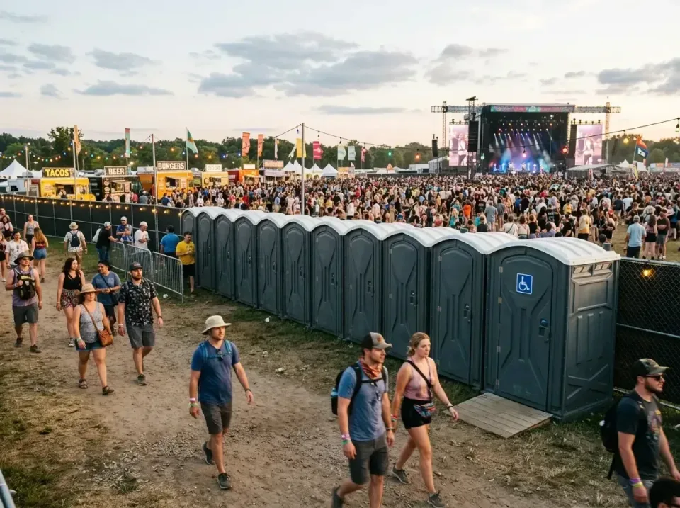 music-festival-sanitation-stat-003 — Why Choose USA Rental Pros for Your Demolition Debris, Portable Toilet & Dumpsters Rent…