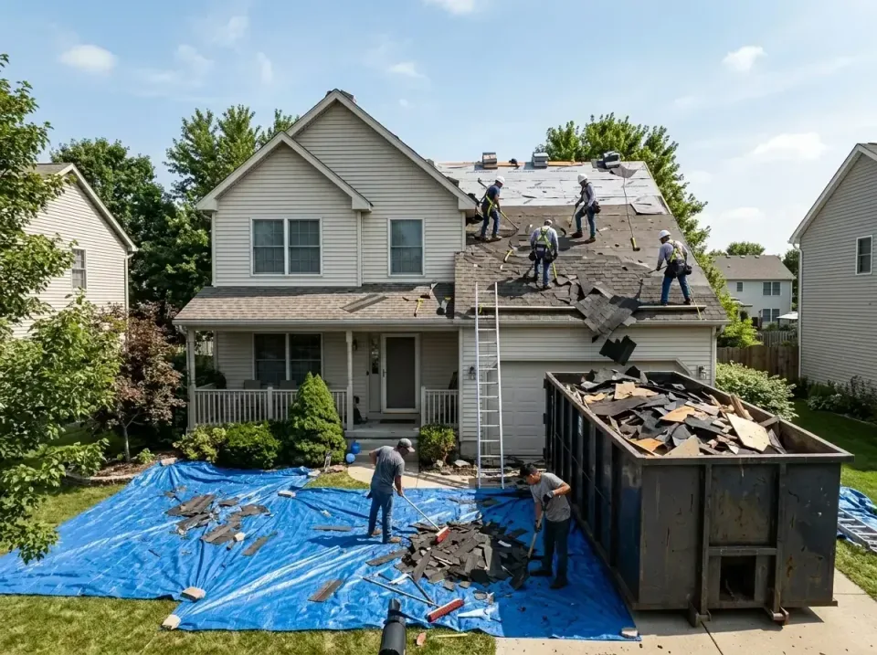roof-replacement-debris-remova-004 — client result, Portable Toilet & Dumpsters Rental in United States